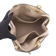 将图像加载到图库查看器中，LOUIS VUITTON Petit Palais Tourterelle ClaimsM58914 Bicolor Monogram Empreinte Leather Size PM
