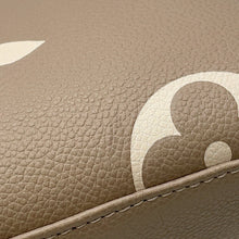 将图像加载到图库查看器中，LOUIS VUITTON Petit Palais Tourterelle ClaimsM58914 Bicolor Monogram Empreinte Leather Size PM
