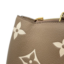 将图像加载到图库查看器中，LOUIS VUITTON Petit Palais Tourterelle ClaimsM58914 Bicolor Monogram Empreinte Leather Size PM
