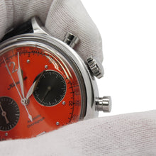 Load image into Gallery viewer, Chrono Tokyo Chrono Vermillion Chronograph 'SHU' Salon Limited Edition W38mm Stainless Steel Leather Vermilion DialCB24SL
