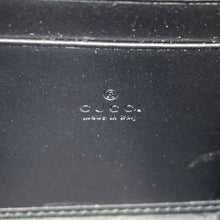 Load image into Gallery viewer, GUCCI GG Marmont Chain wallet Black474575 Leather
