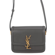将图像加载到图库查看器中，SAINT LAURENT PARIS Solferino Shoulder Bag Gray634306 Leather
