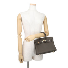 Load image into Gallery viewer, HERMES Birkin Vert Maki Togo Leather Size 25
