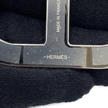 Load image into Gallery viewer, HERMES Chaine d'Ancre Brooch Orange Epsom Metal
