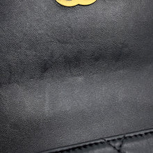 将图像加载到图库查看器中，CHANEL Matelasse Single Flap Chain Logo Shoulder Bag BlackAS4862 B16572 Lambskin
