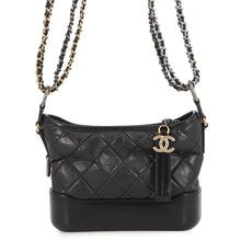 将图像加载到图库查看器中，CHANEL Gabriel de CHANEL Hobo Bag BlackA91810 Aged Calf Leather Size Small
