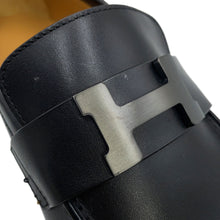 Load image into Gallery viewer, HERMES Mocassins Honore BlackH232903ZA02395 Calf Leather Size 40
