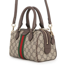 Load image into Gallery viewer, GUCCI Ophidia Travel Bag Beige/Brown841294 GG Supreme Leather Size Small
