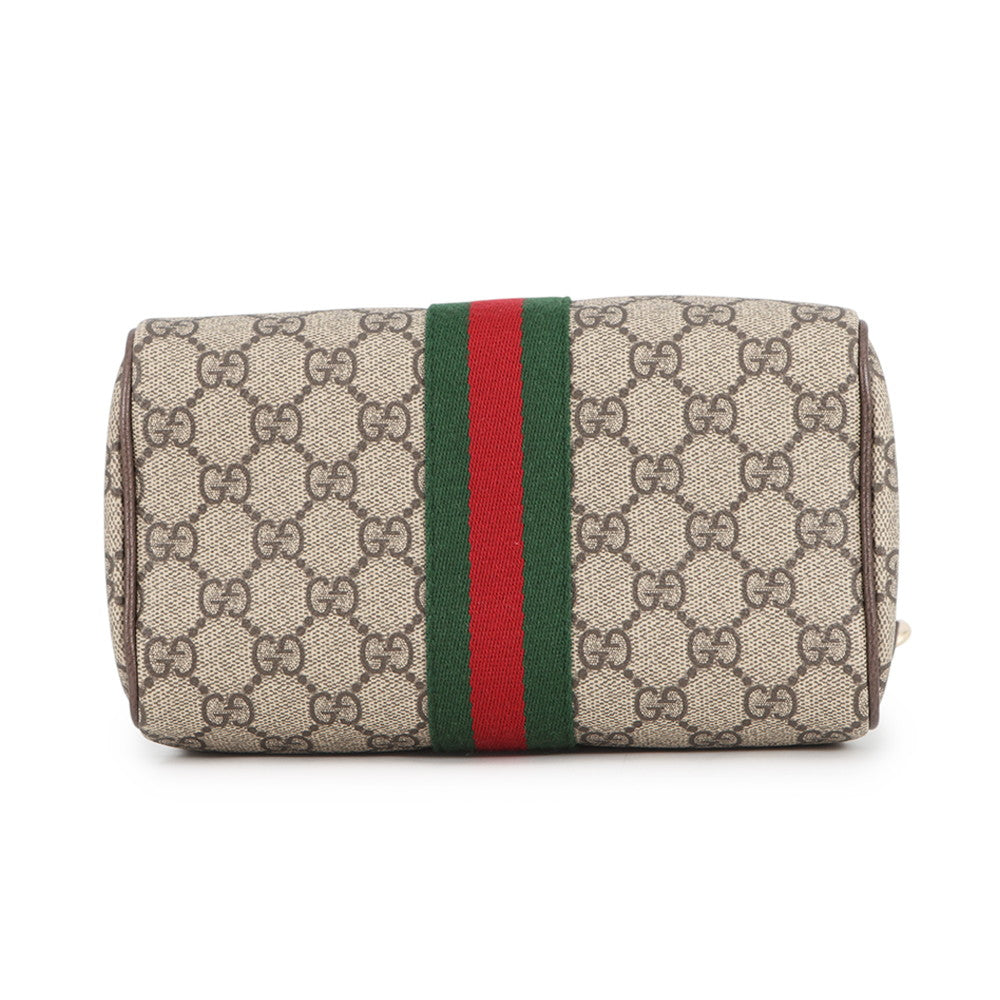 GUCCI Ophidia Travel Bag Beige/Brown841294 GG Supreme Leather Size