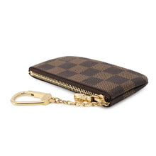 Load image into Gallery viewer, LOUIS VUITTON Card Key Case Pochette Cles BrownN62658 Damier Ebene Canvas
