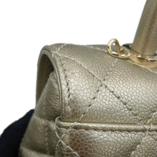 将图像加载到图库查看器中，CHANEL Coco Handle 2WAYHandbag GoldA92990 Caviar Leather Size XS
