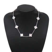 Load image into Gallery viewer, Van Cleef &amp; Arpels Vintage Alhambra Necklace 10 MotifsVCARF48500 18K White Gold
