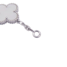 Load image into Gallery viewer, Van Cleef &amp; Arpels Vintage Alhambra Necklace 10 MotifsVCARF48500 18K White Gold
