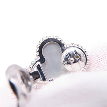 Load image into Gallery viewer, Van Cleef &amp; Arpels Vintage Alhambra EarringVCARF48600 18K White Gold
