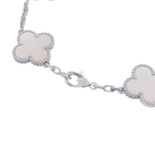 Load image into Gallery viewer, Van Cleef &amp; Arpels Vintage Alhambra Bracelet 5 motifsVCARF48400 18K White Gold
