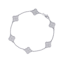 Load image into Gallery viewer, Van Cleef &amp; Arpels Sweet Alhambra Bracelet 6 motifVCARO85700 18K White Gold
