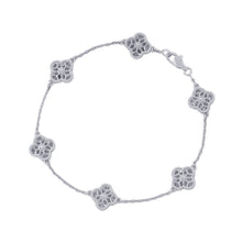 Load image into Gallery viewer, Van Cleef &amp; Arpels Sweet Alhambra Bracelet 6 motifVCARO85700 18K White Gold
