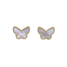 将图像加载到图库查看器中，Van Cleef &amp; Arpels Sweet Papillon EarringsVCARN5JM00 18K Yellow Gold
