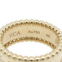 将图像加载到图库查看器中，Van Cleef &amp; Arpels Perlée Senior Tulle Ring Size 48/#8VCARO3Y600 18K Yellow Gold
