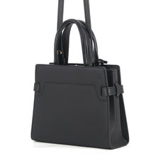 将图像加载到图库查看器中，Delvaux Tanpeito Crush BlackAA0646BQS099ZDO Calf Leather Size Small
