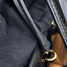 将图像加载到图库查看器中，Delvaux Tanpeito Crush BlackAA0646BQS099ZDO Calf Leather Size Small
