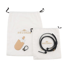 将图像加载到图库查看器中，Delvaux Tanpeito Crush BlackAA0646BQS099ZDO Calf Leather Size Small
