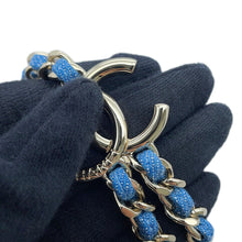 将图像加载到图库查看器中，CHANEL Denim ChainNecklace BlueABF163 B19749 Metal Denim
