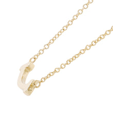 Load image into Gallery viewer, TIFFANY&amp;Co. T Smile Necklace Size Mini62617640 18K Yellow Gold
