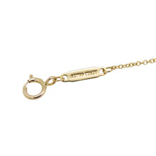 Load image into Gallery viewer, TIFFANY&amp;Co. T Smile Necklace Size Mini62617640 18K Yellow Gold
