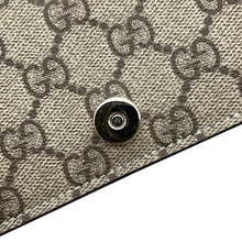 Load image into Gallery viewer, GUCCI GG Emblem Shoulder Wallet Beige/Brown820688 GG Supreme/Leather
