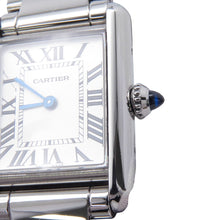 Load image into Gallery viewer, CARTIER Tank mast SM H29.5mm×W22mm Stainless Steel Silver DialWSTA0051
