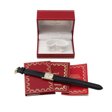 Load image into Gallery viewer, CARTIER Mast Tank SM Ｈ28mm×Ｗ20.5mm SV925 Leather Ivory DialW1003053
