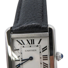 Load image into Gallery viewer, CARTIER Tank Solo SM H31mm×W24.4mm Stainless Steel Leather Silver DialWSTA0030
