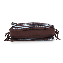 将图像加载到图库查看器中，MIUMIU Ivy Crochet Tote Bag Cocoa Brown/Celeste Blue5BG311_2IH7_F04H6_V_OLL Cotton
