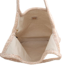 Load image into Gallery viewer, MIUMIU Ivy Sequins Mesh Tote Bag Powder Pink5BG231_ACP8_F0236_V_OLO Polyamide Polyester
