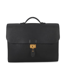 Load image into Gallery viewer, HERMES Sac A Depeches Black Togo Leather Size 38
