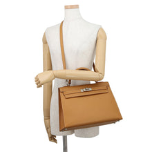 Load image into Gallery viewer, HERMES Kelly Sellier Natural Chamonix Leather Size 32
