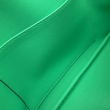 将图像加载到图库查看器中，HERMES Bolide 1923 Sangle Woolly Vert Comics/Vert Fizz Epsom Size 25

