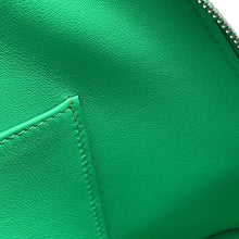 将图像加载到图库查看器中，HERMES Bolide 1923 Sangle Woolly Vert Comics/Vert Fizz Epsom Size 25
