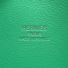 将图像加载到图库查看器中，HERMES Bolide 1923 Sangle Woolly Vert Comics/Vert Fizz Epsom Size 25
