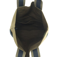 Load image into Gallery viewer, HERMES Fool Toe Kabas Green/Black Canvas
