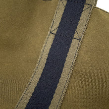 Load image into Gallery viewer, HERMES Fool Toe Kabas Green/Black Canvas
