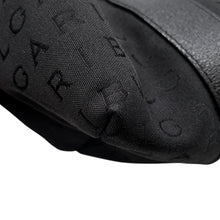 Load image into Gallery viewer, BVLGARI Logo Mania Tote Bag Black Canvas Leather
