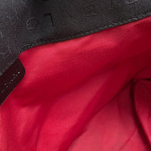 Load image into Gallery viewer, BVLGARI Logo Mania Tote Bag Black Canvas Leather

