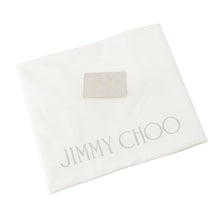 Load image into Gallery viewer, JIMMY CHOO Star motif tote bag Navy/Black Canvas Leather
