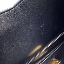 Load image into Gallery viewer, Bottega Veneta Mount Envelope Shoulder Bag Black Leather
