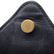 Load image into Gallery viewer, Bottega Veneta Mount Envelope Shoulder Bag Black Leather
