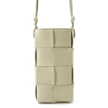 Load image into Gallery viewer, Bottega Veneta Cassette Phone Shoulder Bag Light Green Leather
