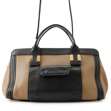 Load image into Gallery viewer, Chloe Alice 2way Shoulder Bag Black/Brown Leather
