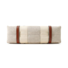 Load image into Gallery viewer, Chloe Woody Tote Bag Brown/WhiteCHC22AS383I2690U Canvas Calf Leather Size Large
